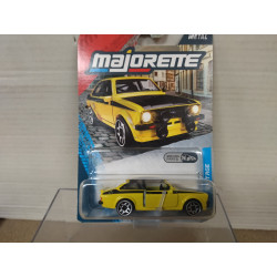 FORD ESCORT MK.III RS 1800 YELLOW VINTAGE /apx 1:64 MAJORETTE