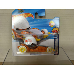 EGGSHELLERACER ORANGE/WHITE 4/10 DRAG RACERS 1:64 HOT WHEELS