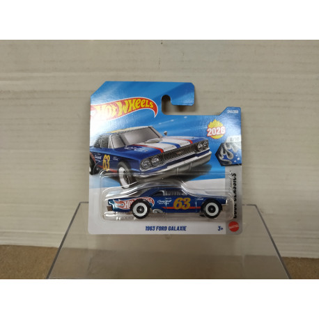 FORD GALAXIE 1963 BLUE n63 8/10 COOL CLASSICS 1:64 HOT WHEELS