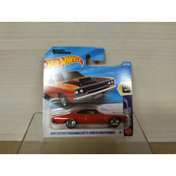 PLYMOUTH ROAD RUNNER FAST & FURIOUS 7/10 SCREEN TIME 1:64 HOT WHEELS