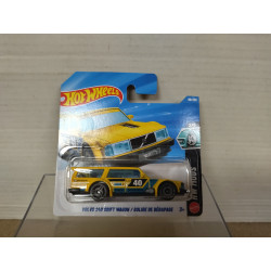 VOLVO 240 DRIFT YELLOW 2/5 HW MODS 1:64 HOT WHEELS