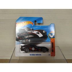 DODGE VIPER GTS 1996 BLACK 5/10 TORQUE 1:64 HOT WHEELS NO BOX
