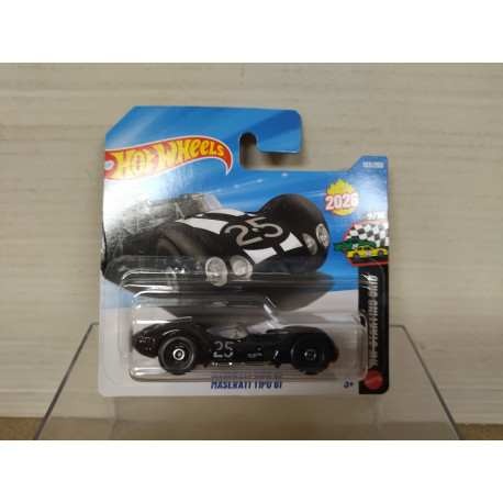 MASERATI TIPO 61 BLACK 9/10 STARTING GRID 1:64 HOT WHEELS