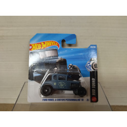FORD MODEL A 1931 CUSTOM GREY 9/10 ROD SQUAD 1:64 HOT WHEELS