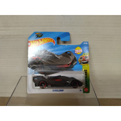 X-CCELERON BLACK 6/10 EXOTICARS 1:64 HOT WHEELS