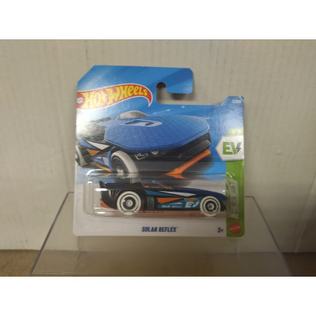 SOLAR REFLEX DARK BLUE 1/10 EV 1:64 HOT WHEELS