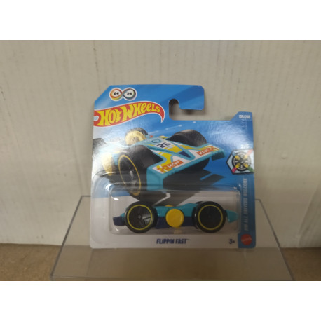 FLIPPIN FAST BLUE 2/5 ALL DRIVERS WELCOME 1:64 HOT WHEELS