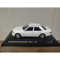 MERCEDES-BENZ W124 E500 1994 E60 AMG SIGNAL WHITE 1:43 SOLIDO S4313205 SD