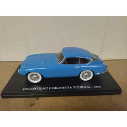 PEGASO Z-102 1955 BERLINETTA TOURING BLUE 1:24 SALVAT IXO HARD BOX