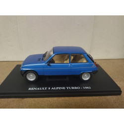 RENAULT 5 ALPINE TURBO BLUE 1:24 SALVAT IXO HARD BOX