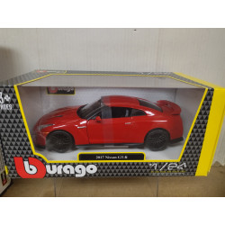 NISSAN GT-R 2017 RED 1:24 BBURAGO