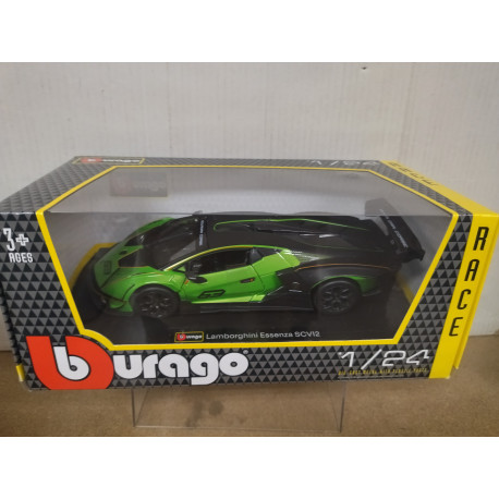LAMBORGHINI ESSENZA SCV12 GREEN RACING 1:24 BBURAGO