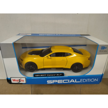 CHEVROLET CAMARO ZL1 2017 YELLOW 1:24 MAISTO