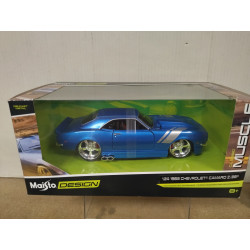 CHEVROLET CAMARO Z/28 1968 CUSTOM BLUE 1:24 MAISTO