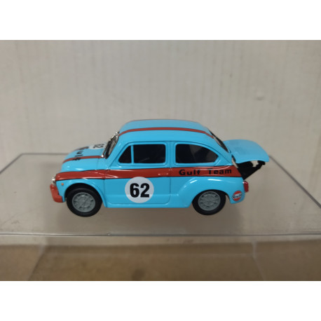 FIAT ABARTH 1000 1970 CORSA GR.2 GULF (SEAT 600 ) 1:43 SALVAT SOLIDO NO BOX