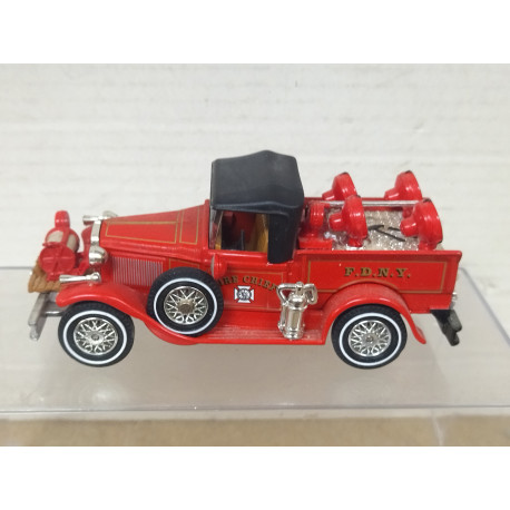 FORD MODEL A 1930 FIRE CHIEF 1:43 MATCHBOX YESTERYEAR YFE-12 NO BOX