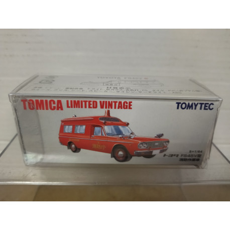 TOYOTA FSV45 AMBULANCE FIRE RED 1:64 TOMICA LIMITED VINTAGE