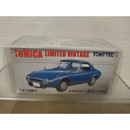 TOYOTA SPORTS 800 BLUE 1:64 TOMICA LIMITED LV-139b