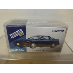 TOYOTA SUPRA 2.0 GT TWIN TURBO BLUE 1:64 TOMICA LIMITED NEO LV-N106f