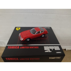 FERRARI 365 GTB4 RED 1:64 TOMICA LIMITED VINTAGE NEO