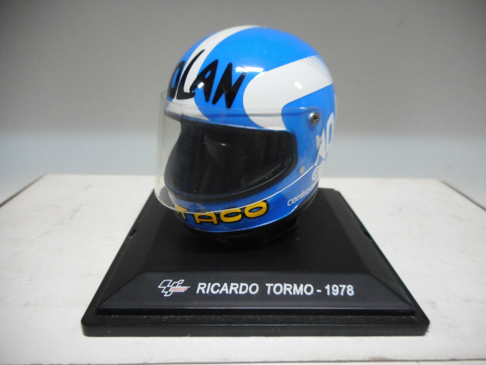 CM63 CASQUE MOTO GP 1/5 Ricardo Tormo 1978 Nolan Bultaco 