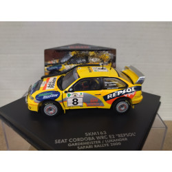 SEAT CORDOBA WRC E2 REPSOL 2000 RALLY SAFARI GARDEMEISTER 1:43 SKID SKM163