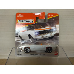 CHEVROLET CAMARO 1969 SS 396 CONVERTIBLE WHITE/ORANGE 1:64 MATCHBOX 56/125