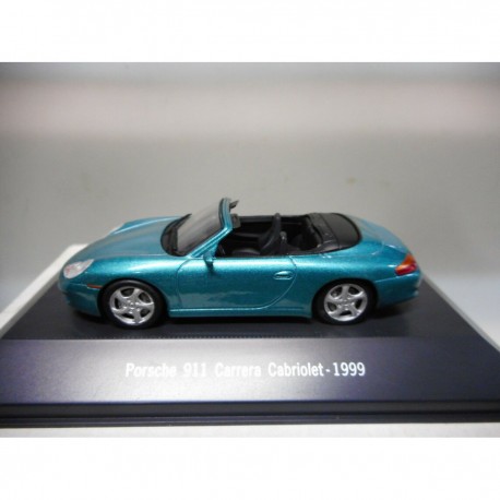 PORSCHE 911 1999 CARRERA CABRIOLET GREEN 1:43 ATLAS IXO