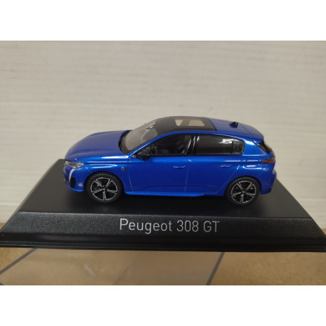 PEUGEOT 308 GT 2021 VERTIGO BLUE 1:43 NOREV 473933 NV