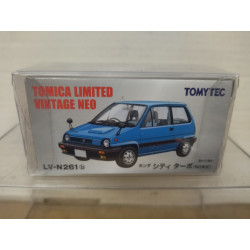 HONDA CITY TURBO BLUE 1:64 TOMICA LIMITED VINTAGE NEO LV-N261b