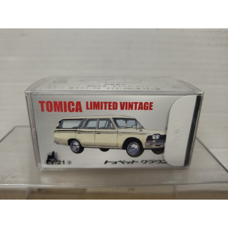 TOYOPET CROWN VAN WHITE 1:64 TOMICA LIMITED VINTAGE LV-21a