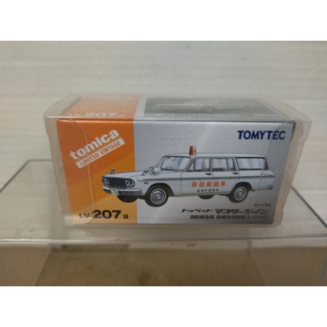 TOYOPET MASTERLINE 1966 FIRE AMBULANCE 1:64 TOMICA LIMITED VINTAGE LV-207a