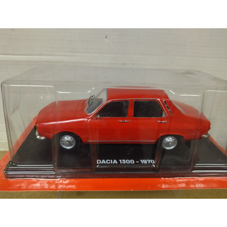 DACIA 1300 1970 RED (RENAULT 12 ) 1:24 IXO HACHETTE