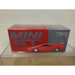 LAMBORGHINI COUNTACH RED 25TH ANNIVERSARY LHD 1:64 MINI GT 1192