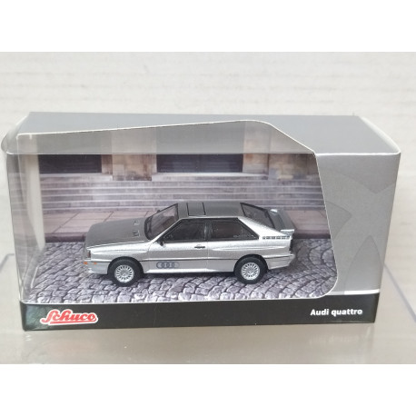 AUDI QUATTRO SILVER 1:64 SCHUCO TARMAC