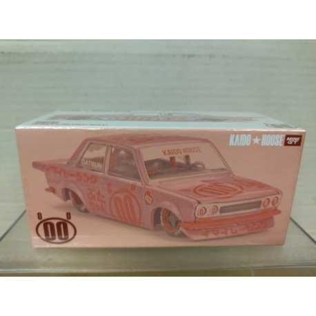 DATSUN 510 PRO STREET BUTA V1 PINK KAIDO HOUSE 1:64 MINI GT