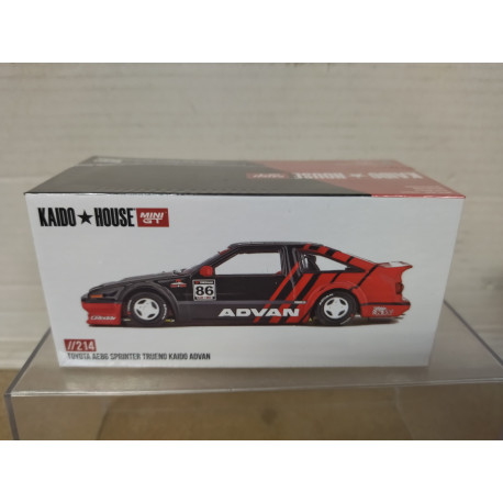 TOYOTA AE86 SPRINTER TRUENO KAIDO ADVAN KAIDO HOUSE 1:64 MINI GT
