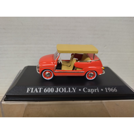 FIAT 600 JOLLY 1966 TAXI CAPRI ITALIA 1:43 ALTAYA IXO