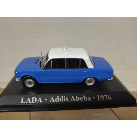 LADA 2101/VAZ-2101 ZHIGULI (FIAT/SEAT 124) 1972 TAXI ADDIS ABEBA 1:43 ALTAYA IXO