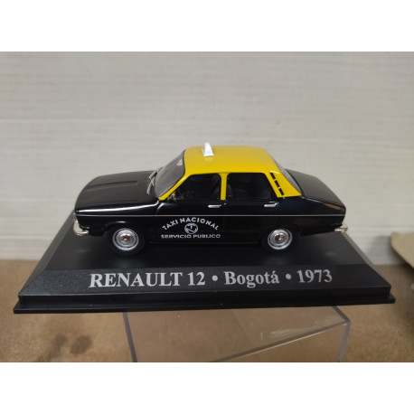 RENAULT 12 1973 TAXI BOGOTA COLOMBIA 1:43 ALTAYA IXO