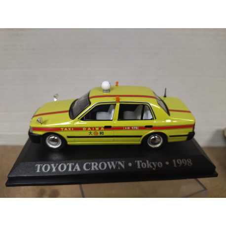 TOYOTA CROWN (S150) 1998 TAXI TOKYO JAPAN 1:43 ALTAYA IXO