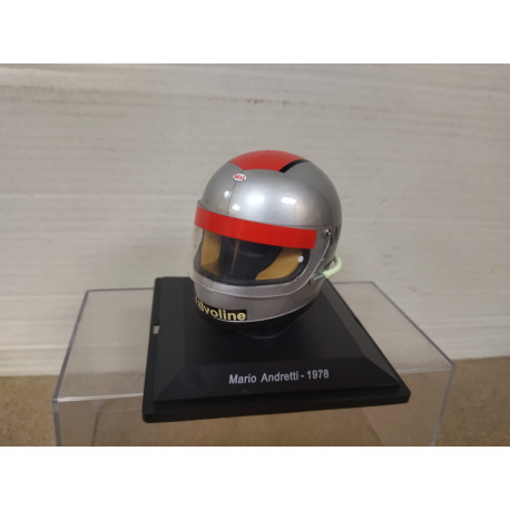 CASCO/HELMET 1978 WIN FORMULA F1 MARIO ANDRETTI LOTUS 1:5 SPARK EDITIONS