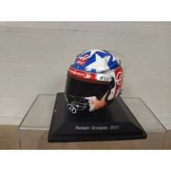 CASCO/HELMET 2017 FORMULA F1 ROMAIN GROSJEAN HAAS 1:5 SPARK EDITIONS