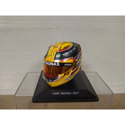 CASCO/HELMET 2017 WIN FORMULA F1 LEWIS HAMILTON MERCEDES 1:5 SPARK EDITIONS