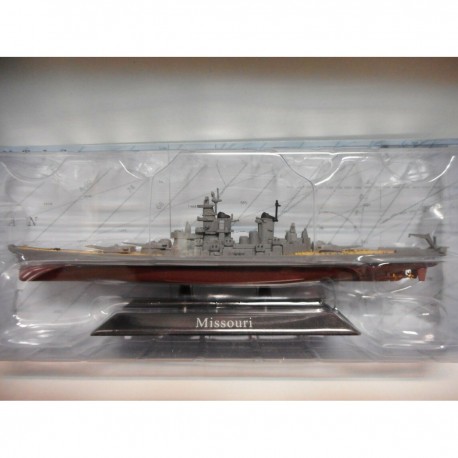 ACORAZADO WARSHIP BB-63 MISSOURI 1944-86 1:1250 ATLAS De AGOSTINI n17