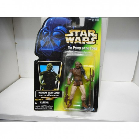 WEEQUAY SKIFF GUARD THE POWER OF THE FORCE STAR WARS KENNER HASBRO OF JAPAN