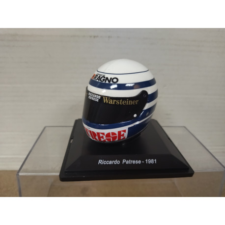 CASCO/HELMET 1981 FORMULA F1 RICCARDO PATRESE ARROWS 1:5 SPARK EDITIONS