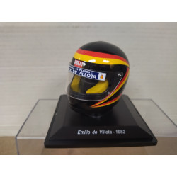 CASCO/HELMET FORMULA F1 EMILIO DE VILLOTA 1982 1:5 SPARK EDITIONS