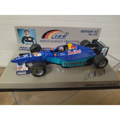 SAUBER C15 RED BULL 1996 FORMULA F1 H.H.FRENTZEN 1:43 MINICHAMPS