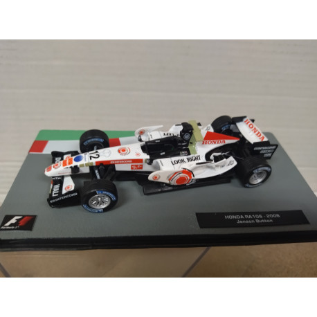 HONDA RA106 2006 JENSON BUTTON FORMULA F1 1:43 SALVAT IXO
